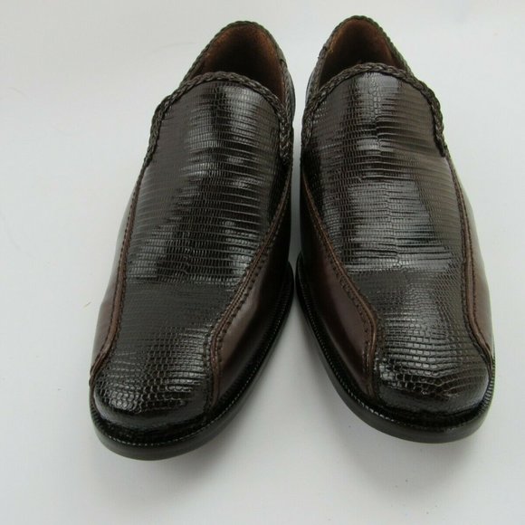 Belvedere Fusion Lizard Skin Mens Dress Shoes